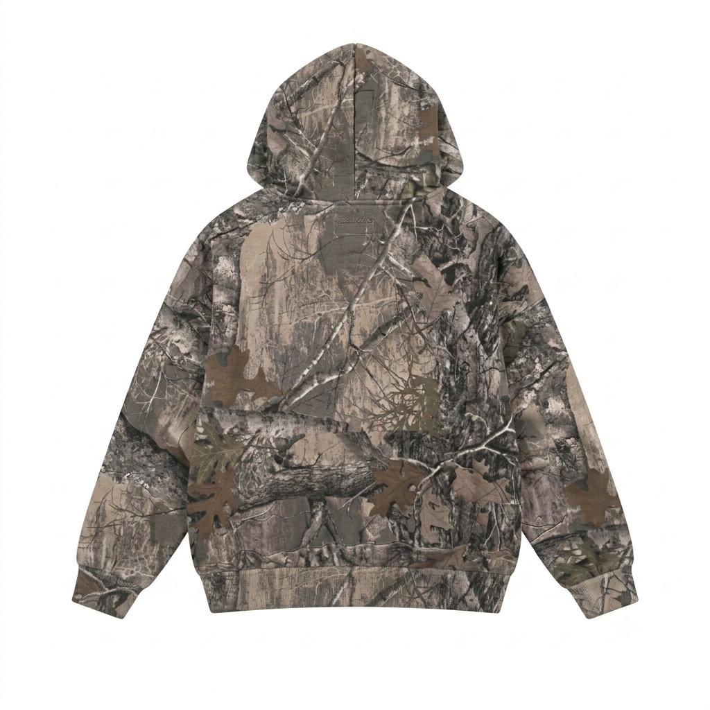 Camouflage Real Tree Streetwear Hoodie