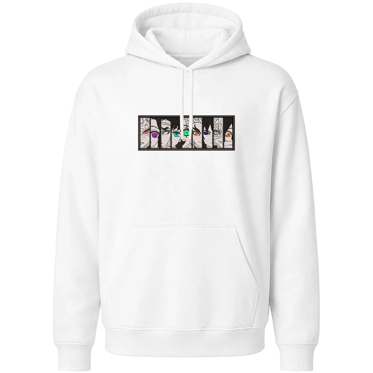 DEMON SLAYER HASHIRA GANG BOX Embroidered Hoodie
