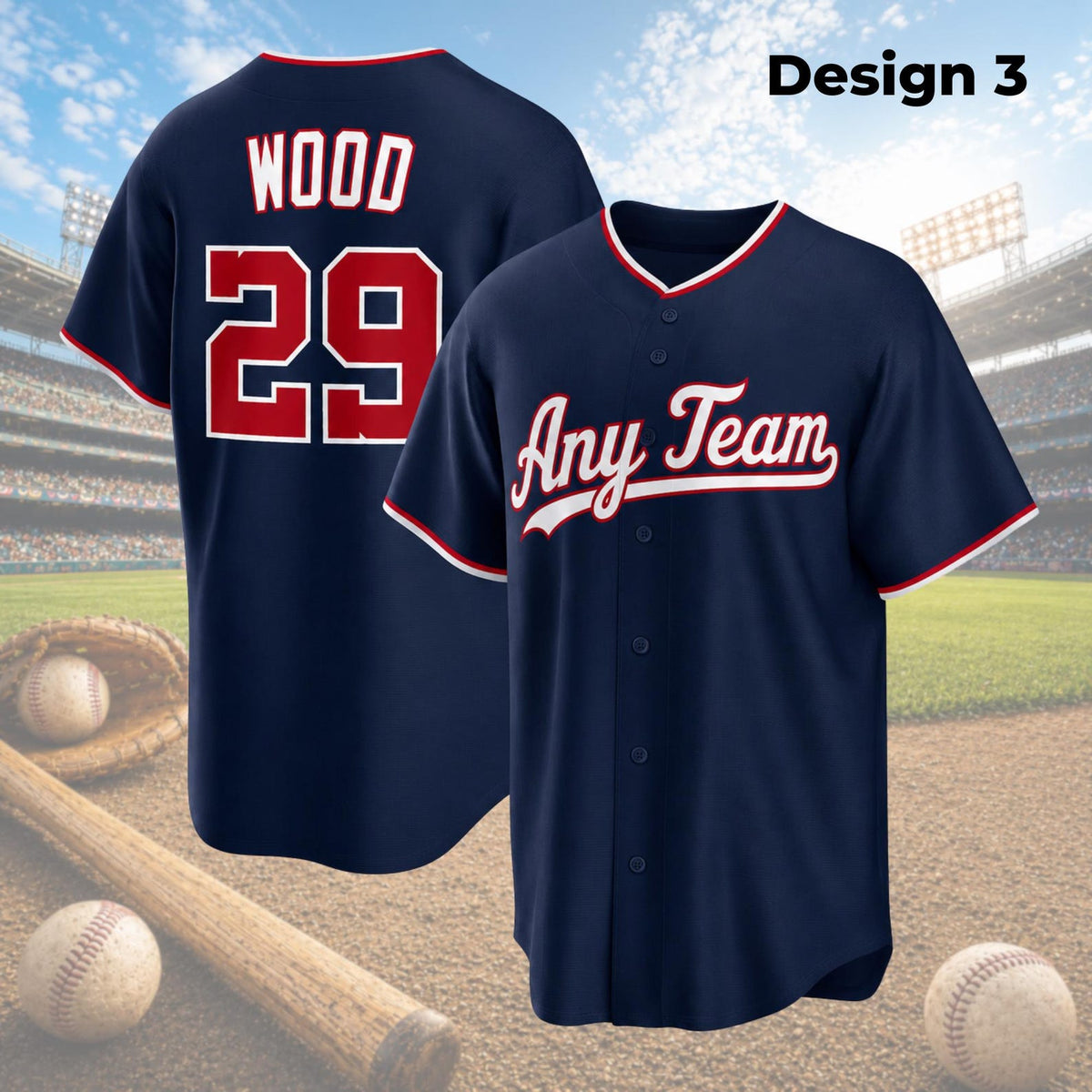 Washington Nationals Jerseys + Full Logo