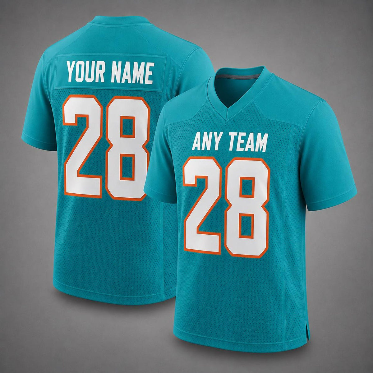 Miami Dolphins Jersey + Full Logo