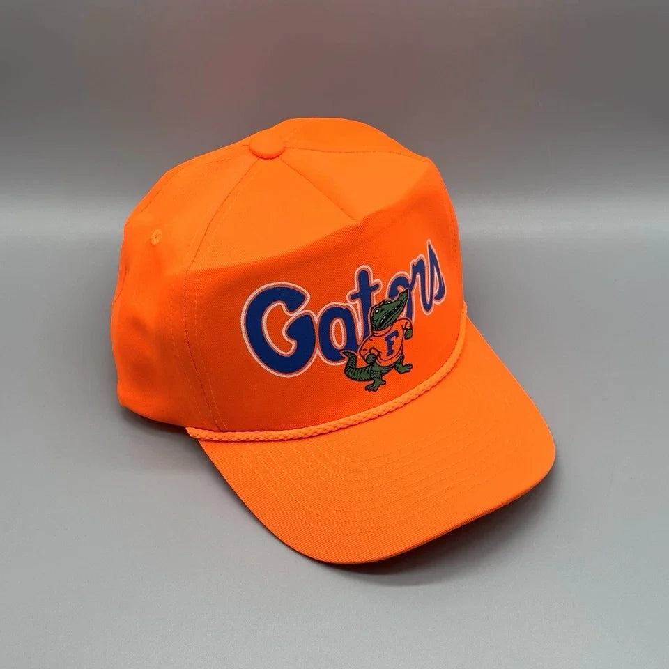 Florida Gators Trucker Hat Vintage 90s Orange SnapBack Cap College Football
