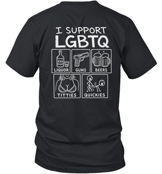 I SUPPORT LGBTQ Shirt
