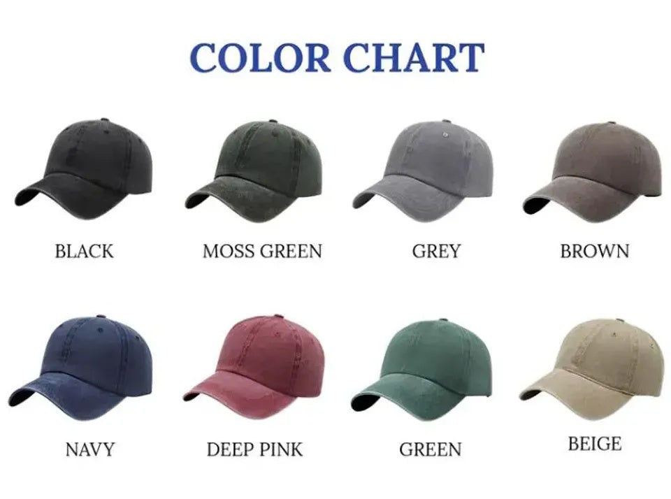 Bicolor Cat Embroidered Washed Cap