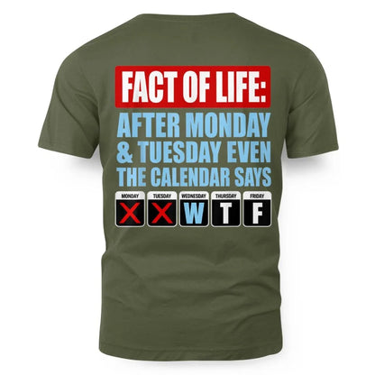 Fact of Life Calendar Says WTF Humor