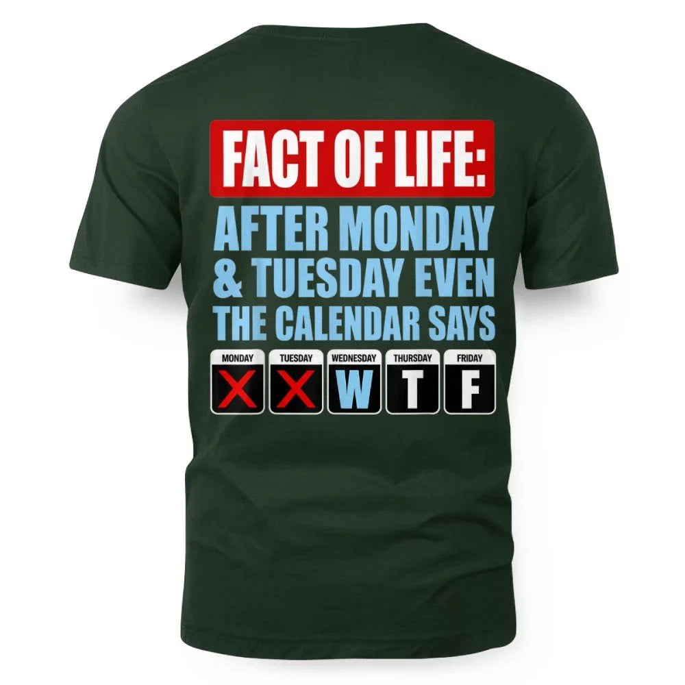 Fact of Life Calendar Says WTF Humor