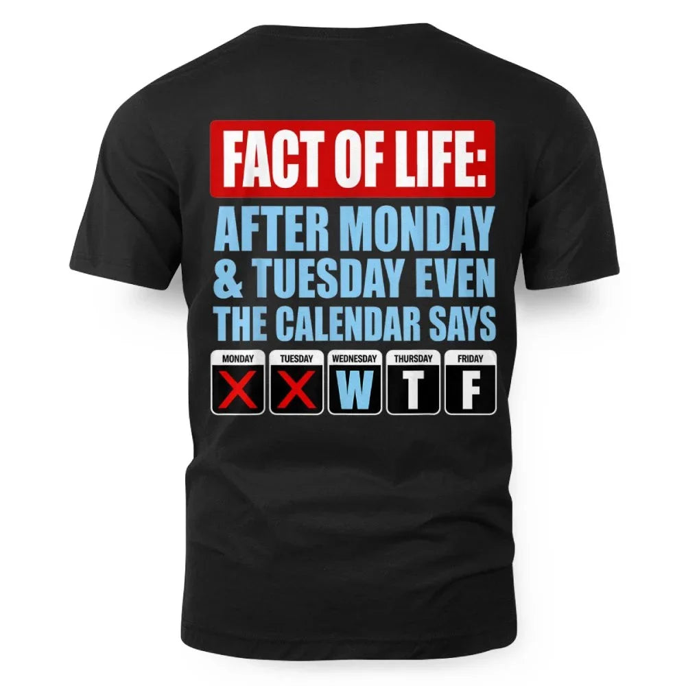 Fact of Life Calendar Says WTF Humor