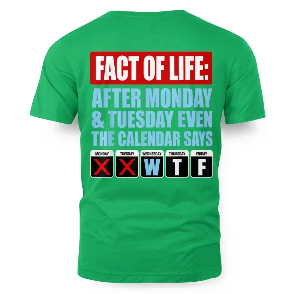 Fact of Life Calendar Says WTF Humor