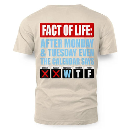 Fact of Life Calendar Says WTF Humor