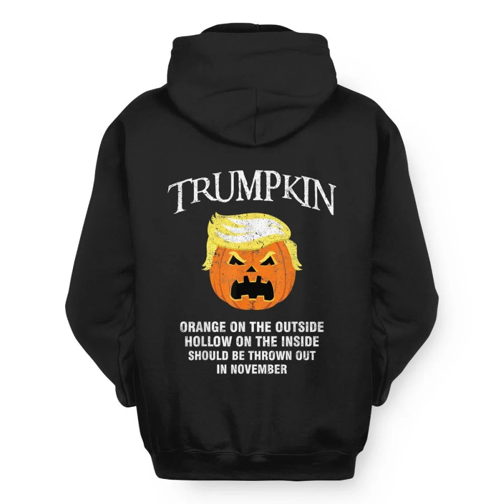 Halloween Anti Trumpkin Orange On The Outside Hollow Inside