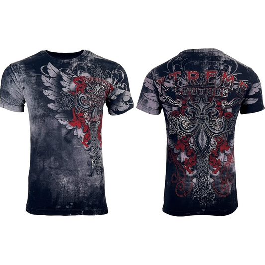 Xtreme Couture by Affliction Salvation T-shirt pour homme Noir