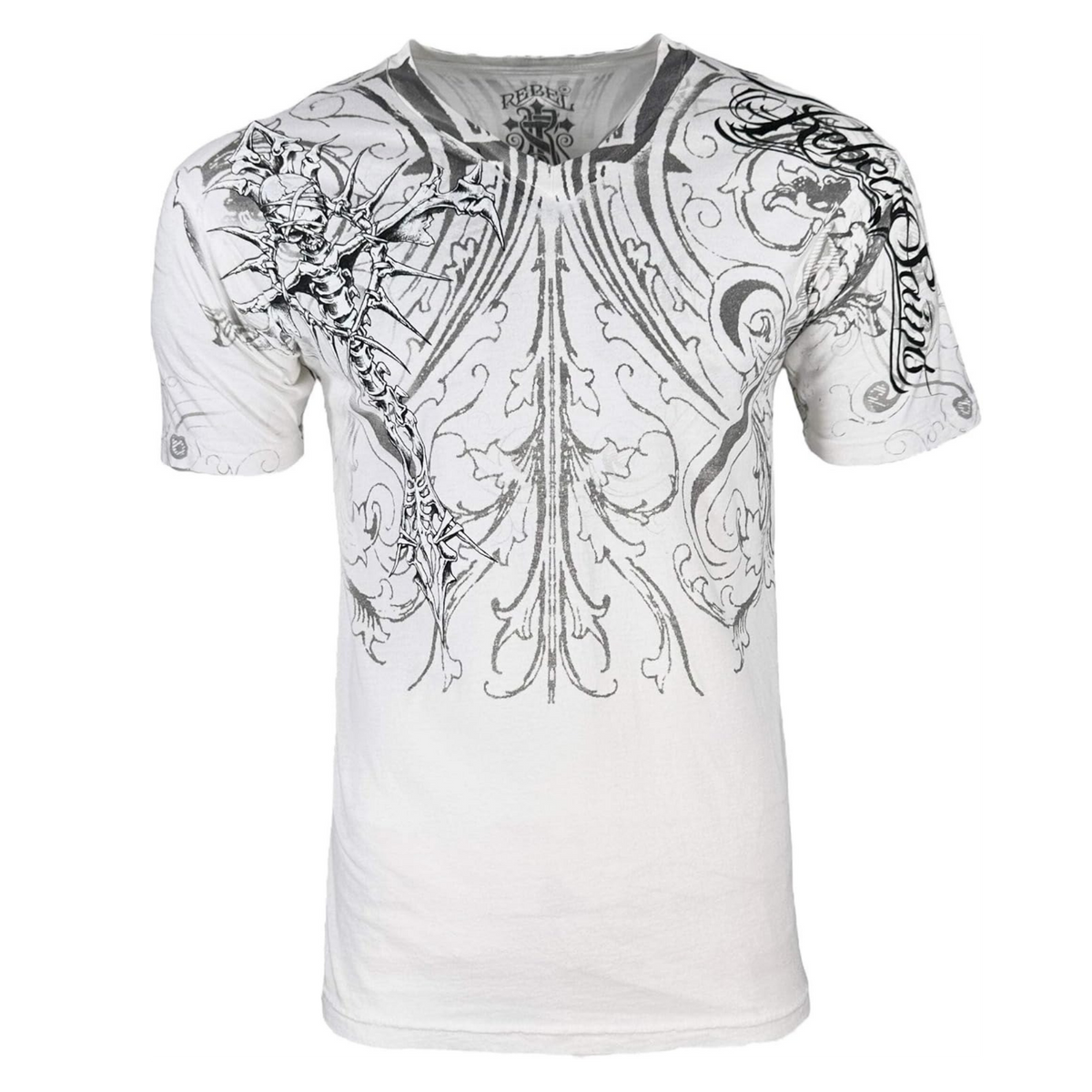 Rebel Saint by Affliction T-shirt Fracture pour homme