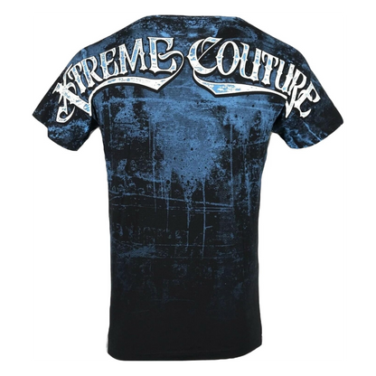 Warrior Helmet Blue Black T-Shirt