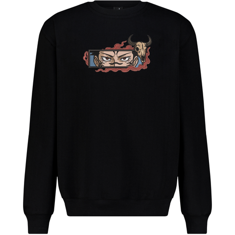 Ryomen Sukuna Embroidered Sweatshirt