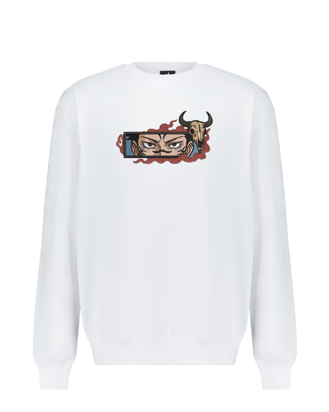 Ryomen Sukuna Embroidered Sweatshirt