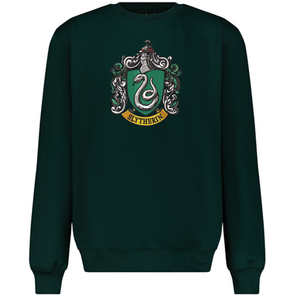 Slytherin House of Hogwarts School Embroidered Sweatshirt