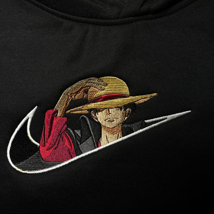 ONEPIECE LUFFY SWOOSH V2 Embroidered Hoodie