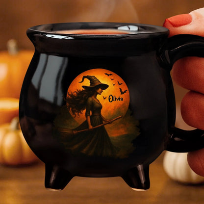 Custom Witch Cauldron Coffee Mug