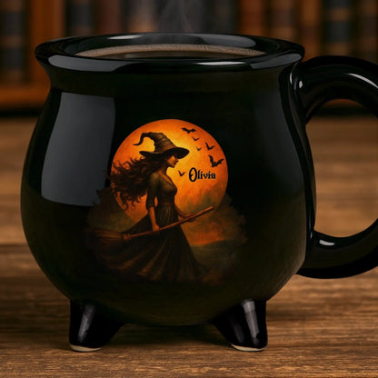 Custom Witch Cauldron Coffee Mug