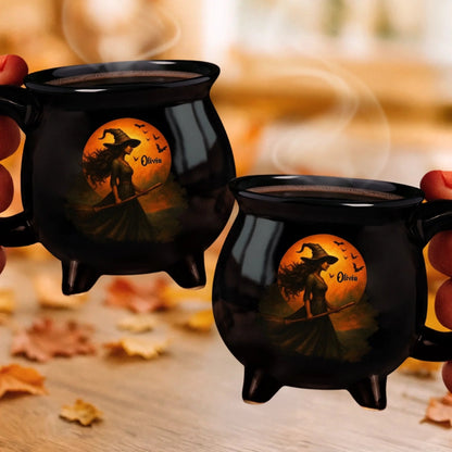 Custom Witch Cauldron Coffee Mug