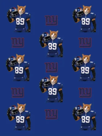 Custom Football Pet Blanket with Team Logo