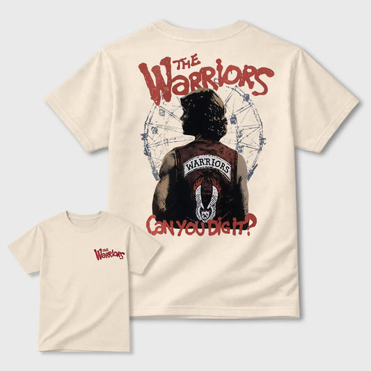Vintage Warrior TV Film Retro Streetwear Casual Shirt