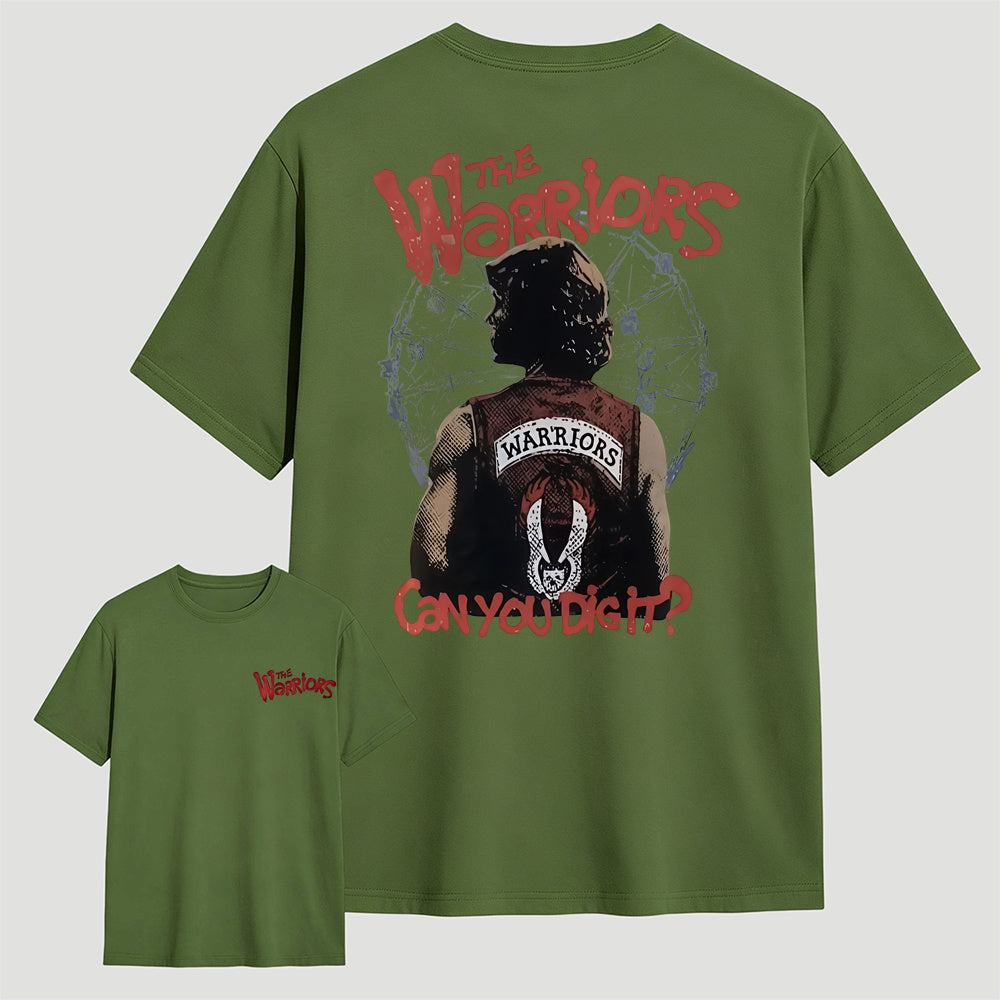 Vintage Warrior TV Film Retro Streetwear Casual Shirt