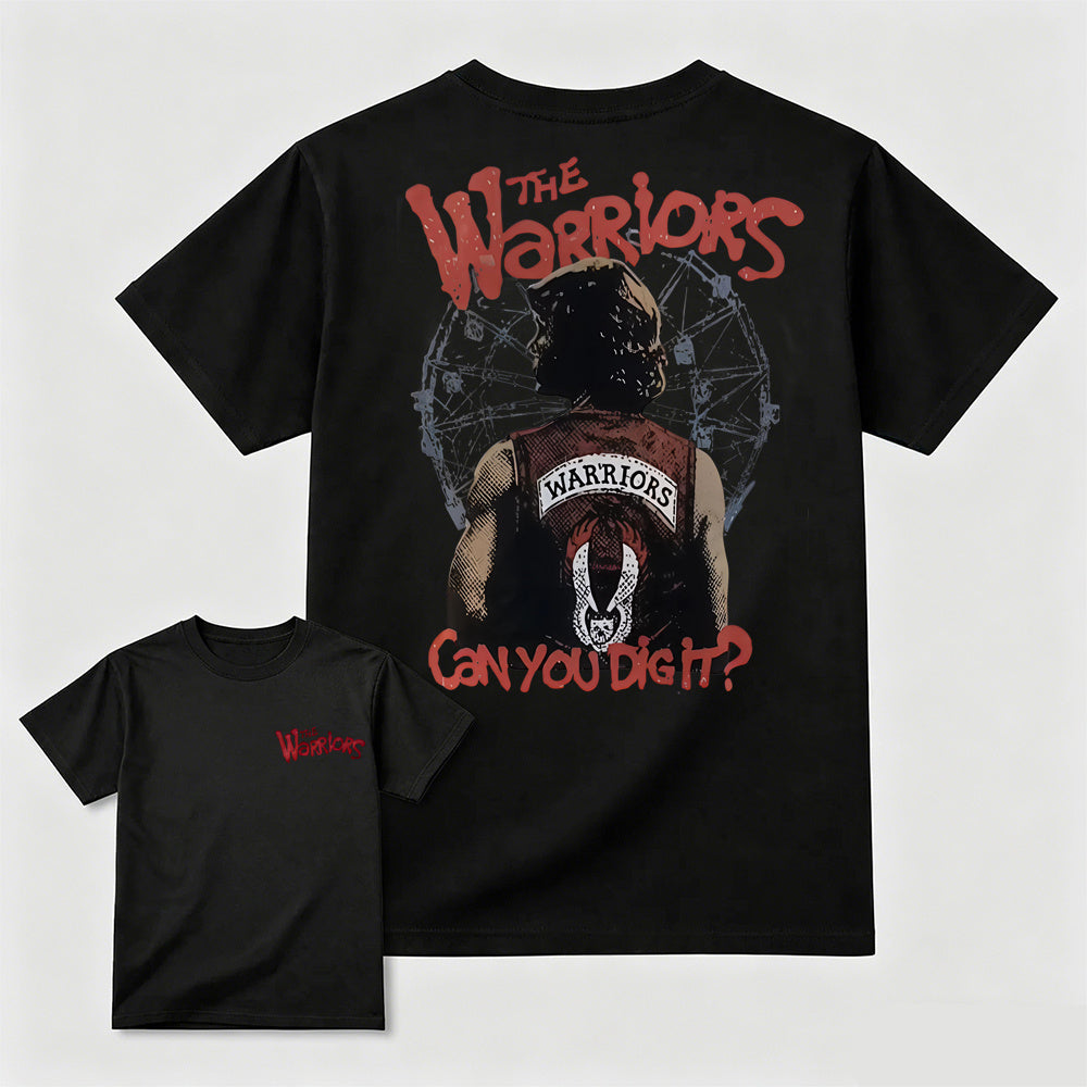 Vintage Warrior TV Film Retro Streetwear Casual Shirt