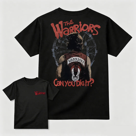 Vintage Warrior TV Film Retro Streetwear Casual Shirt