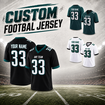 Philadelphia Eagles Jersey + Full Logo