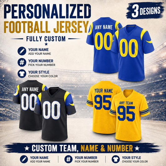 Los Angeles Rams Jersey + Full Logo