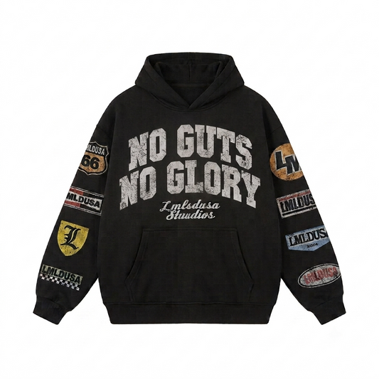 Retro No Guts No Glory Hoodie