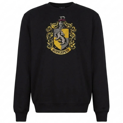 Hufflepuff House of Hogwarts School Embroidered Sweatshirt