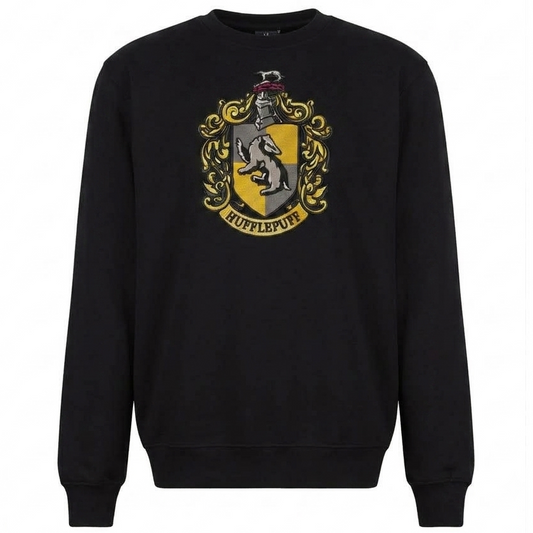 Hufflepuff House of Hogwarts School Embroidered Sweatshirt