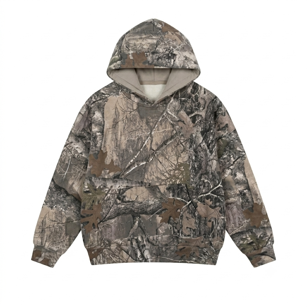 Camouflage Real Tree Streetwear Hoodie