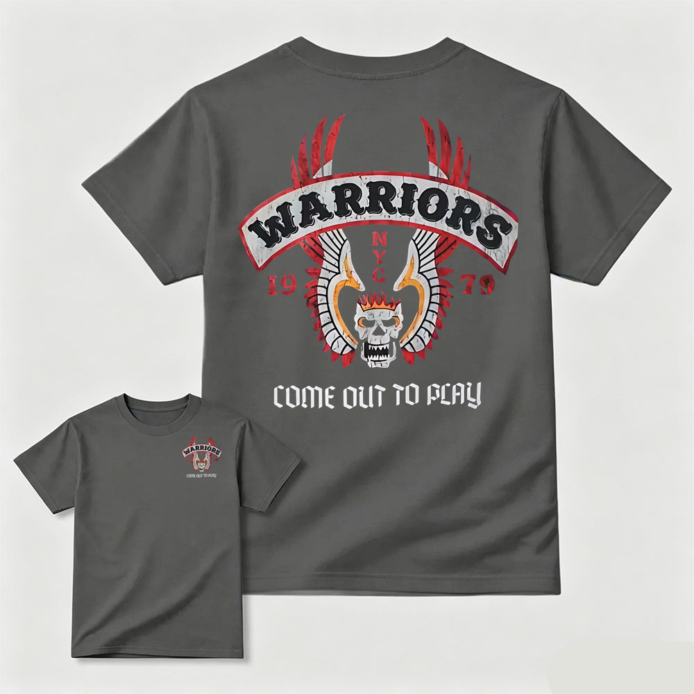Warrior TV Film Skull Vintage Gothic Streetwear Shirt