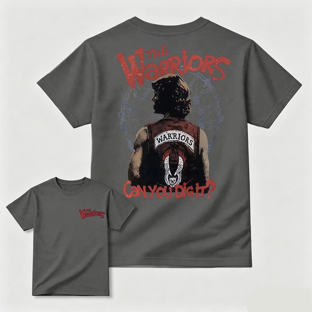 Vintage Warrior TV Film Retro Streetwear Casual Shirt