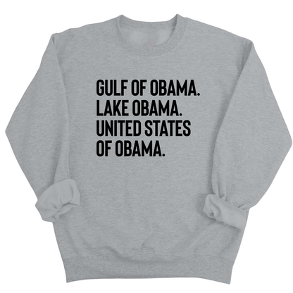 Gulf of Obama Lake Obama The United States of Obama Shirt