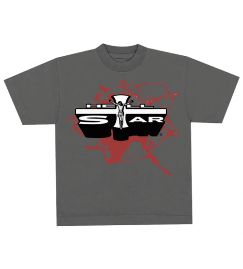 Hellstar 'Jesus' Grey Tee