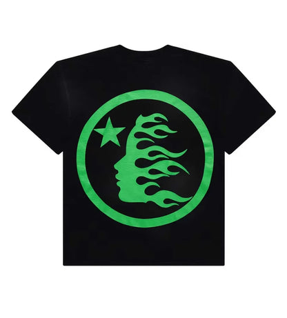 Hellstar 'Classic Logo' Black & Green Tee