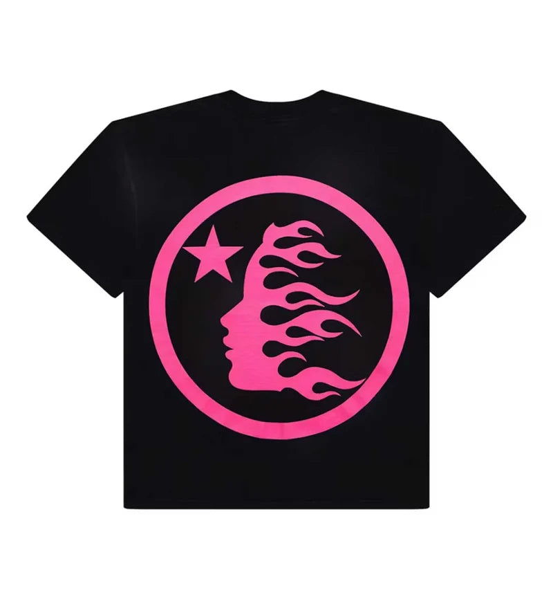 Hellstar 'Classic Logo' Black & Pink Tee