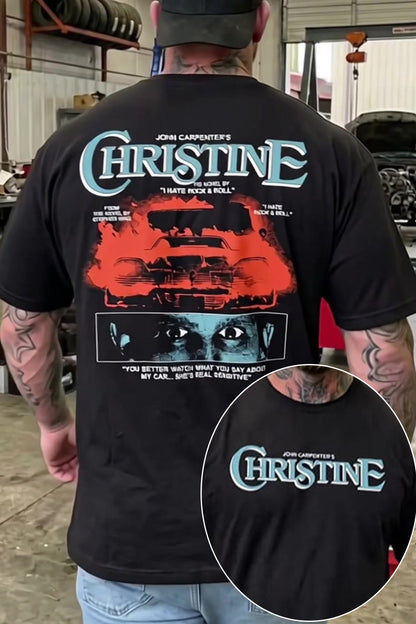 Christine TV Film Retro Horror Streetwear Casual Shirt