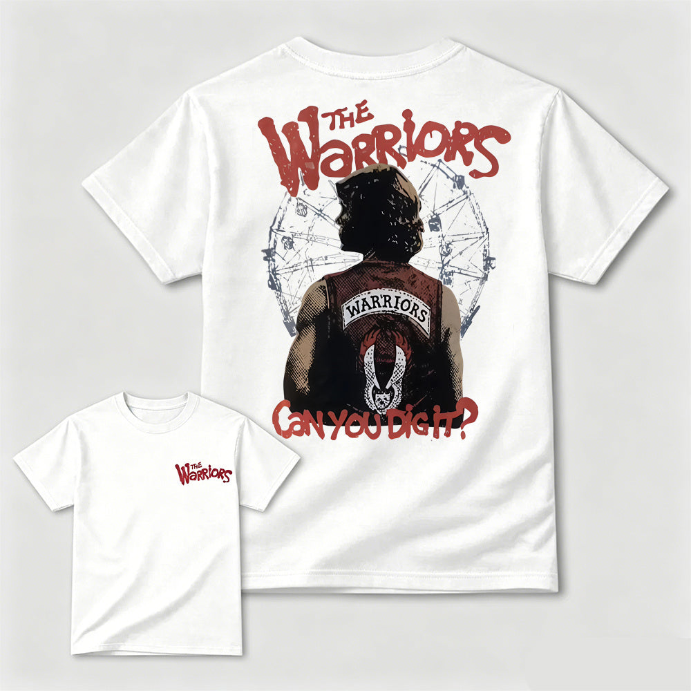 Vintage Warrior TV Film Retro Streetwear Casual Shirt