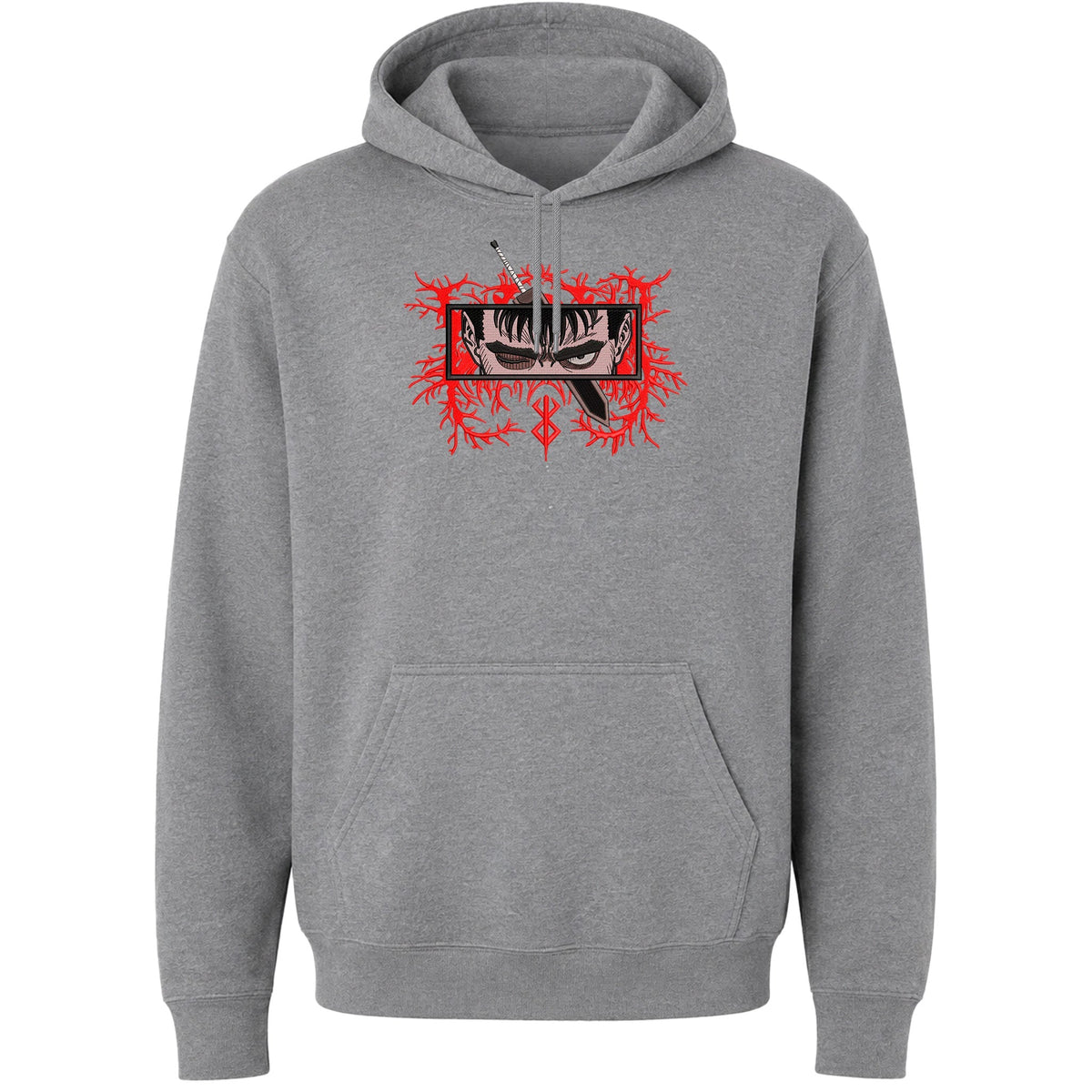 BERSERK GUTS BOX Embroidered Hoodie