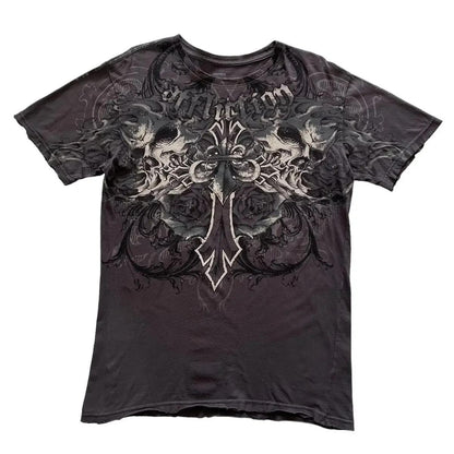 Affliction Skull Gothic Tee
