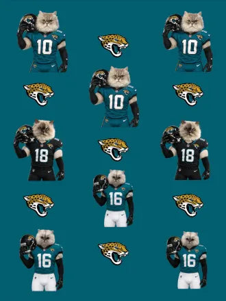 Custom Football Pet Blanket with Team Logo