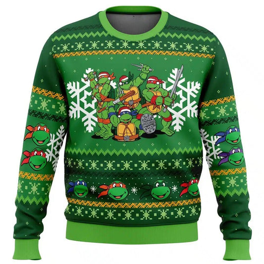 Tangee Funny Christmas Turtle Ugly Sweater