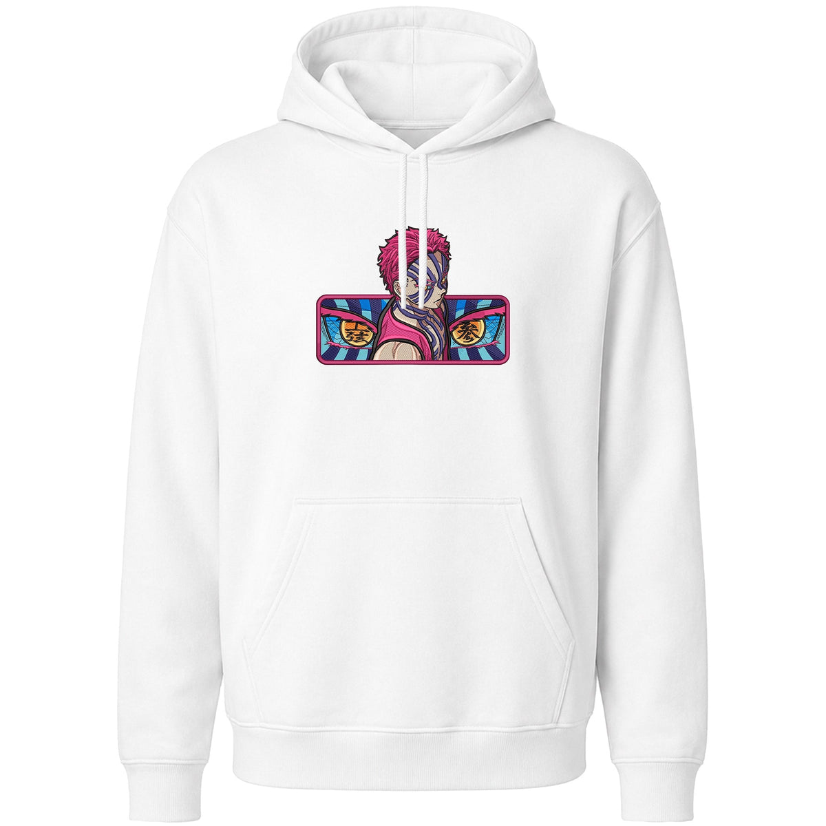 DEMON SLAYER AKAZA Embroidered Hoodie