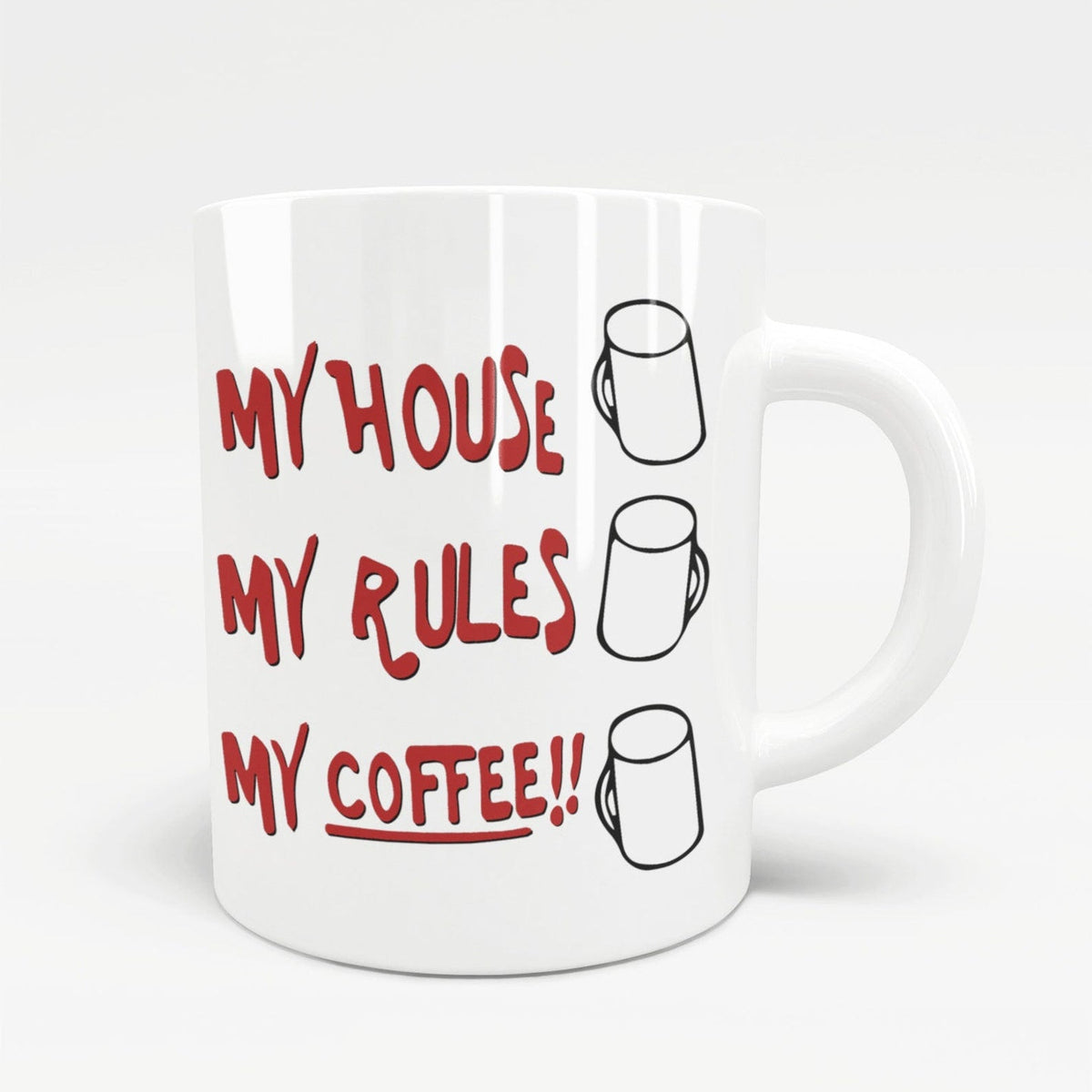 Knives Out Mug - My House, My Rules, My Coffee Mug