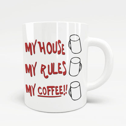 Knives Out Mug - My House, My Rules, My Coffee Mug
