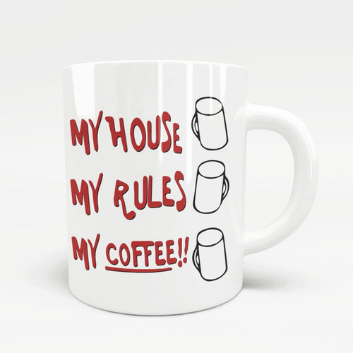 Knives Out Mug - My House, My Rules, My Coffee Mug